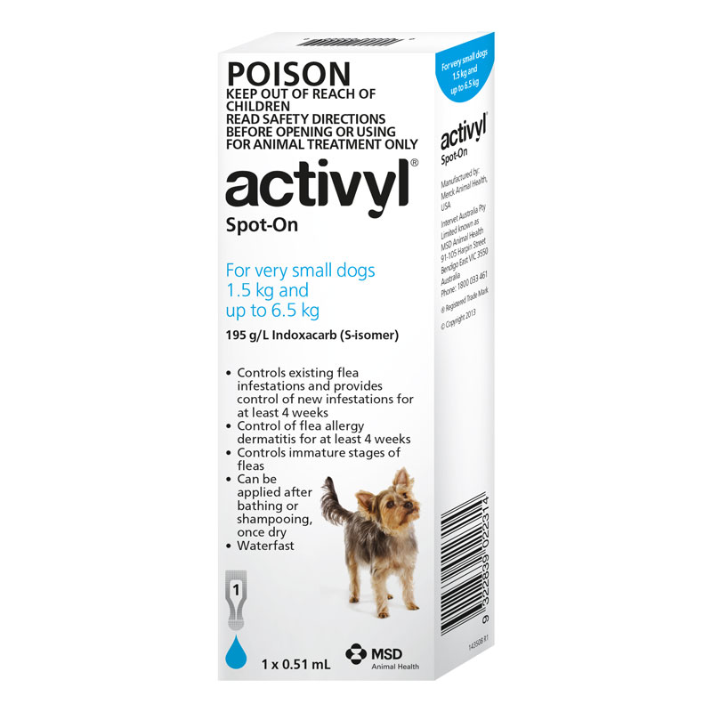 activyl for small dogs